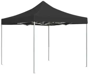 vidaXL Cort de petrecere pliabil profesional, antracit, 3x3m, aluminiu