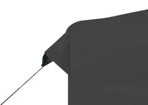Cort de petrecere pliabil profesional, antracit, 3x3m, aluminiu - 3/5