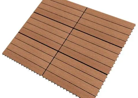 Plăci de pardoseală, 6 buc., maro, 60 x 30 cm, WPC, 1 m² - 2/5