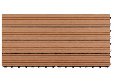 Plăci de pardoseală, 6 buc., maro, 60 x 30 cm, WPC, 1 m² - 4/5