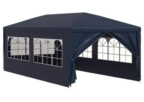 Cort de petrecere, albastru, 3 x 6 m - 2/5