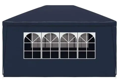 Cort de petrecere, albastru, 3 x 4 m - 5/5