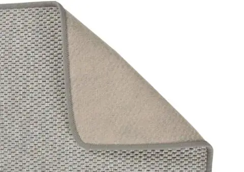 Covor traversă aspect sisal, gri taupe, 80x150 cm - 4/5