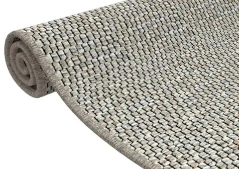 Covor traversă aspect sisal, gri taupe, 80x150 cm - 5/5