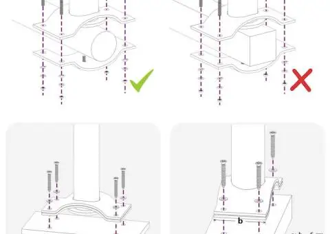Copertină laterală retractabilă de terasă, albastru, 80x300 cm - 4/5