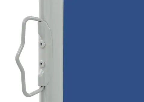 Copertină laterală retractabilă de terasă, albastru, 80x300 cm - 5/5