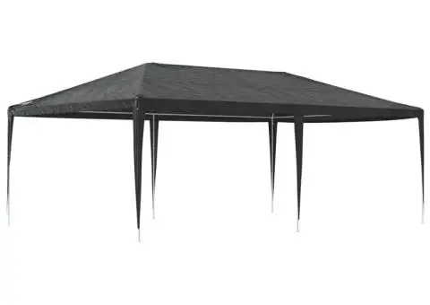 Cort de petrecere profesional, antracit, 4 x 6 m, 90 g/m² - 5/5