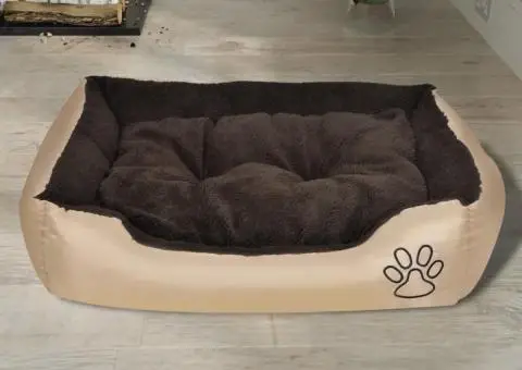 Pat pentru câini călduros cu pernă căptușită, XL - 2/5
