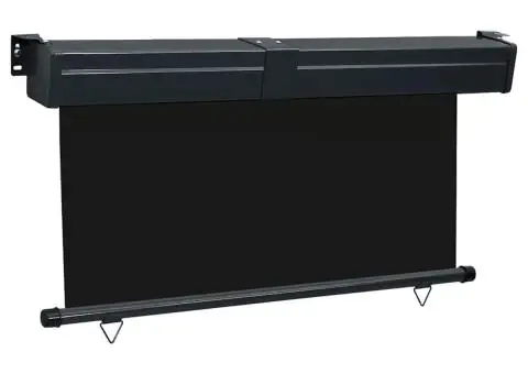 Copertină laterală de balcon, negru, 145x250 cm - 3/5