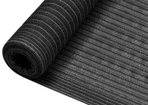 Plasă protecție intimitate, antracit, 1,8x50 m, HDPE, 195 g/m² - 1/4