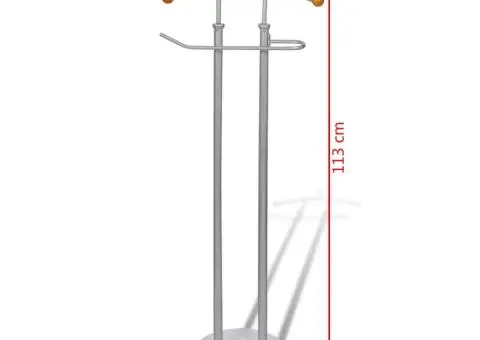 Suport haine tip valet/organizator îmbrăcăminte, cadru metalic - 5/5