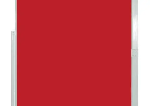 Copertină laterală pentru terasă/curte, roșu, 160x300 cm - 2/5