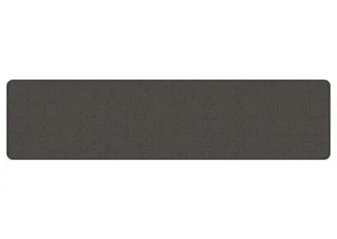 Covor traversă aspect sisal, antracit, 50x200 cm - 3/5