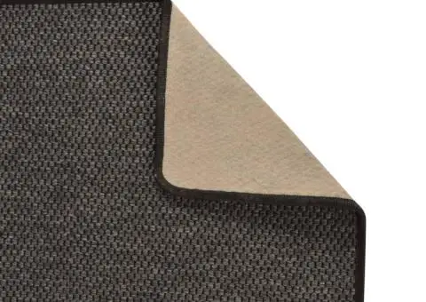 Covor traversă aspect sisal, antracit, 50x200 cm - 4/5