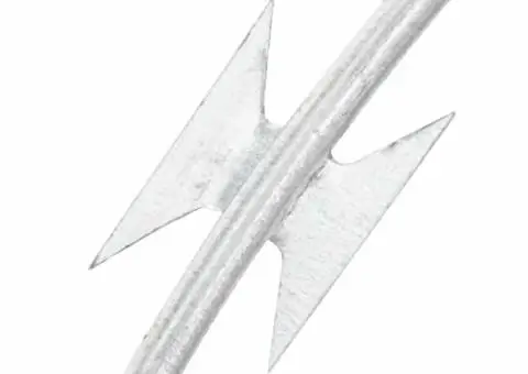 Sârmă ghimpată cu cleme Concertina NATO, oțel galvanizat, 300 m - 3/5