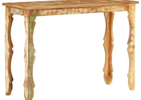 Masă consolă, 110 x 40 x 76 cm, lemn masiv reciclat - 1/5