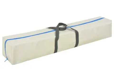 Saltea gimnastică gonflabilă cu pompă albastru 300x100x10cm PVC - 5/5