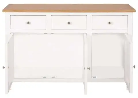 Dulap, 110x33,5x70 cm, lemn masiv de stejar - 2/5