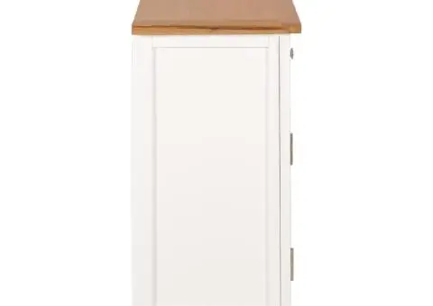 Dulap, 110x33,5x70 cm, lemn masiv de stejar - 4/5