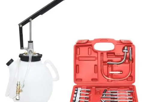 Pompă lichid transmisie manuală și auto, trusă de scule 7,5 L - 1/5