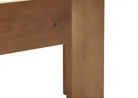 Cadru de pat, maro miere, 120 x 200 cm, lemn masiv de pin - 5/5