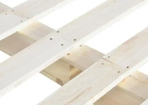 Cadru de pat din paleți, 160 x 200 cm, lemn masiv de pin - 5/5