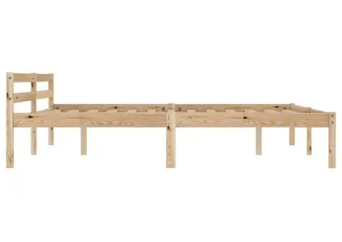 Cadru de pat, 160 x 200 cm, lemn masiv de pin - 4/5