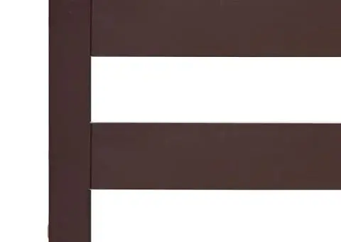 Cadru de pat, maro închis, 120 x 200 cm, lemn masiv de pin - 5/5