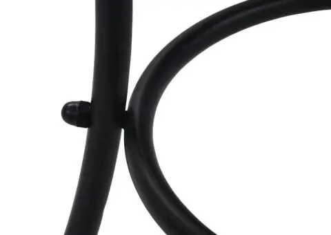 Masă de bistro mozaic, albastru și alb, 60 cm, ceramică - 4/5