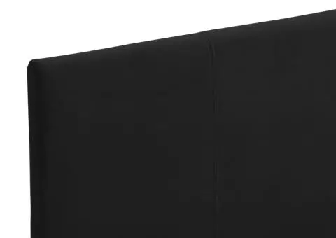 Cadru de pat, negru, 90 x 200 cm, material textil - 5/5