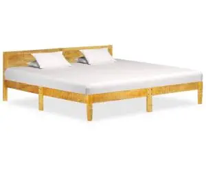 vidaXL Cadru de pat, 200 cm, lemn masiv de mango