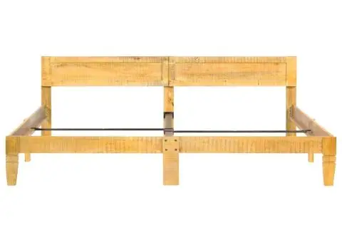 Cadru de pat, 200 cm, lemn masiv de mango - 3/5