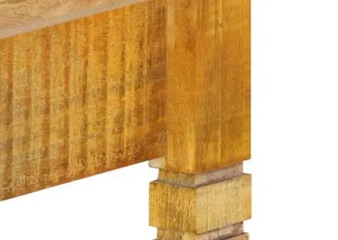 Cadru de pat, 200 cm, lemn masiv de mango - 5/5