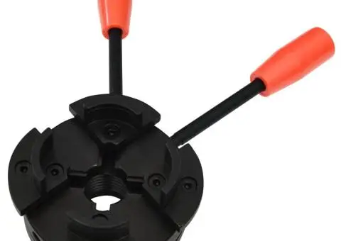 Mandrină pentru lemn, cu 4 fălci, conexiune M33, 100 mm, oțel - 1/5