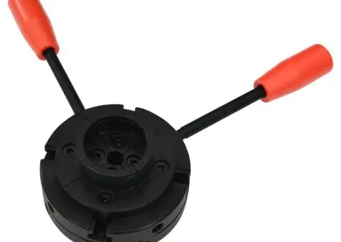 Mandrină pentru lemn, cu 4 fălci, conexiune M33, 100 mm, oțel - 2/5