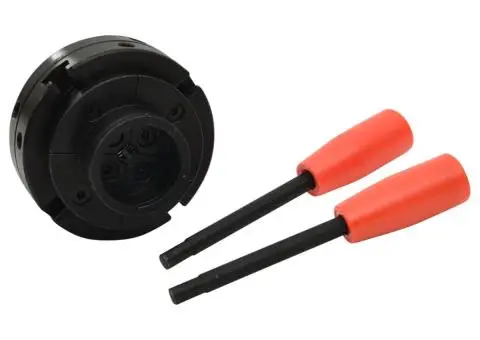 Mandrină pentru lemn, cu 4 fălci, conexiune M33, 100 mm, oțel - 3/5