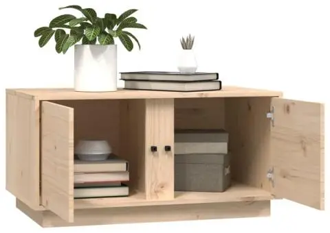 Măsuță de cafea, 80x50x40 cm, lemn masiv de pin - 5/5