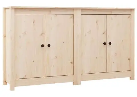 Servante, 2 buc., 70x35x80 cm, lemn masiv de pin - 2/5