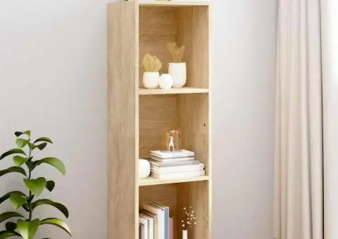 Bibliotecă/Comodă TV, stejar Sonoma, 36 x 30 x 114 cm, PAL - 1/5