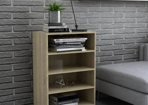 Servantă, stejar Sonoma, 57x35x90 cm, PAL - 1/5