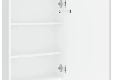 Dulap de baie cu oglindă și LED, alb strălucitor, 50x13x70 cm - 5/5