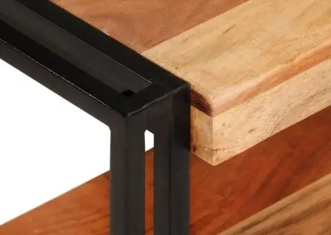 Comodă TV, 200x30x40 cm, lemn masiv de acacia - 5/5