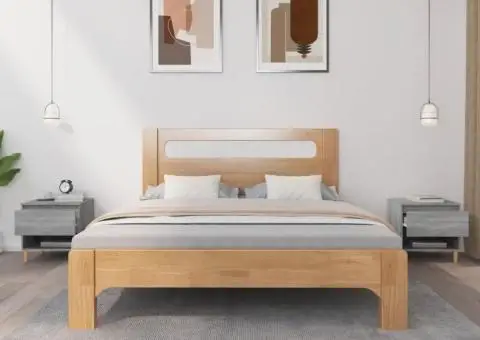 Noptiere, 2 buc., gri sonoma, 50x46x50 cm, lemn prelucrat - 3/5