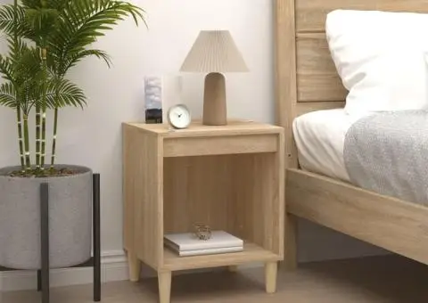 Noptiere, stejar sonoma, 40x35x50 cm - 1/5