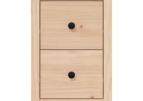 Noptiere, 40x35x61,5 cm, lemn masiv de pin - 3/5