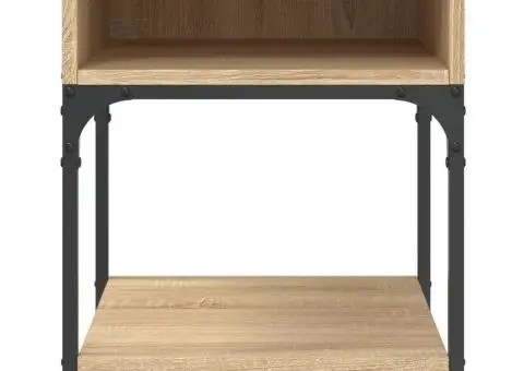 Noptieră, stejar sonoma, 40x41x50 cm, lemn compozit - 4/5