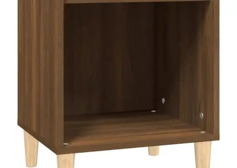 Noptieră, stejar maro, 40x35x50 cm - 2/5