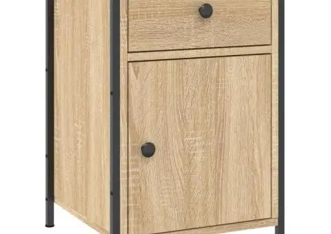 Noptieră, stejar sonoma, 40x42x60 cm, lemn prelucrat - 2/5