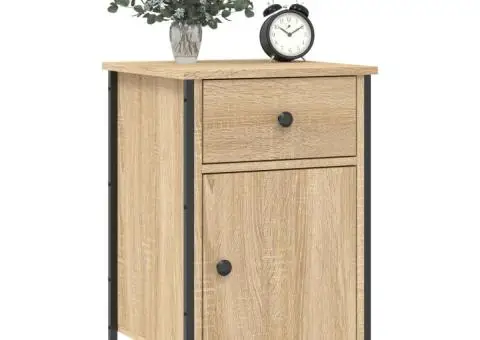 Noptieră, stejar sonoma, 40x42x60 cm, lemn prelucrat - 3/5