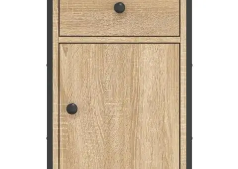 Noptieră, stejar sonoma, 40x42x60 cm, lemn prelucrat - 5/5